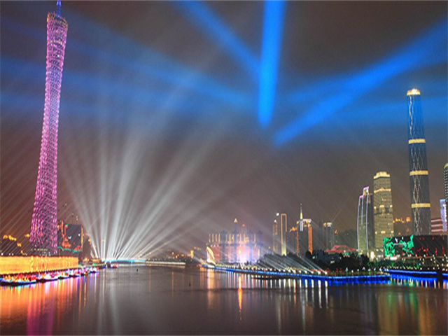 Successful case of cable tray in Guangzhou night scene project